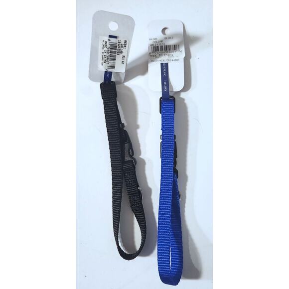 Coastal 2 Adjustable Collars 8 - 12" Clip  for Dog or Cat Blue and Black - Picture 2 of 2
